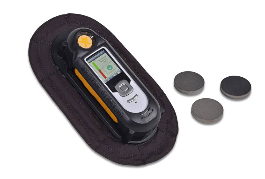 WA Clean device used for cleanliness sampling in surface preparation
