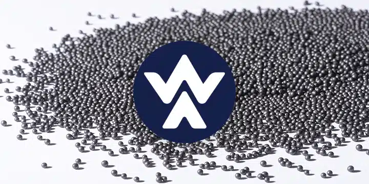 shot blasting abrasives with WA logo