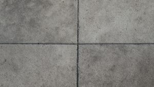 Textured concrete slab rough surface