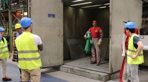 Surface preparation shot blasting